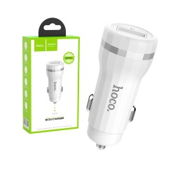 Hoco Car Charger Z27A Staunch Single Port QC3.0 18W White Hoco Car Charger Z27A Staunch Single Port QC3.0 18W White